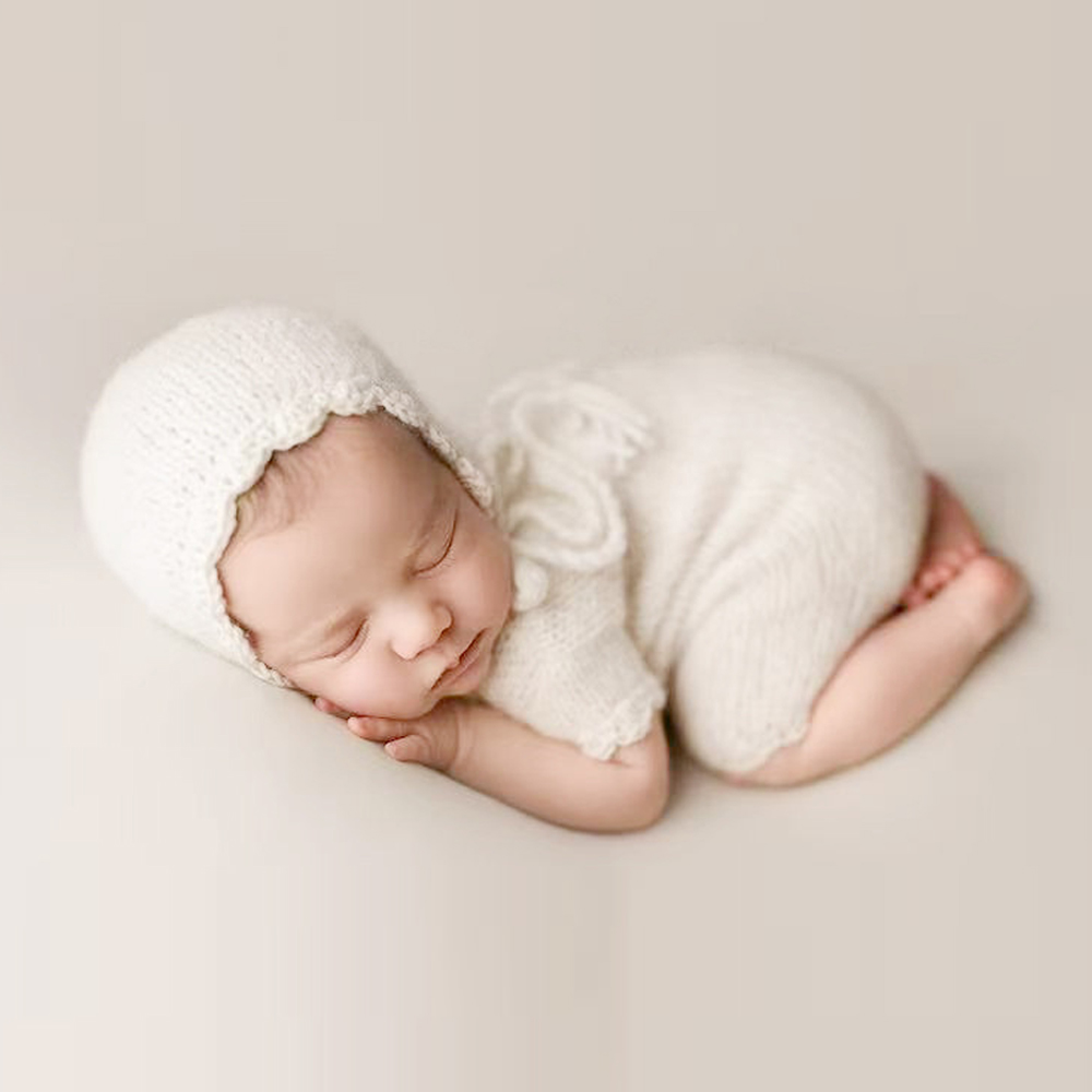 Baby Clothing Onesies - Pasgeboren fotografie rekwisieten baby jumpsuit hoed
