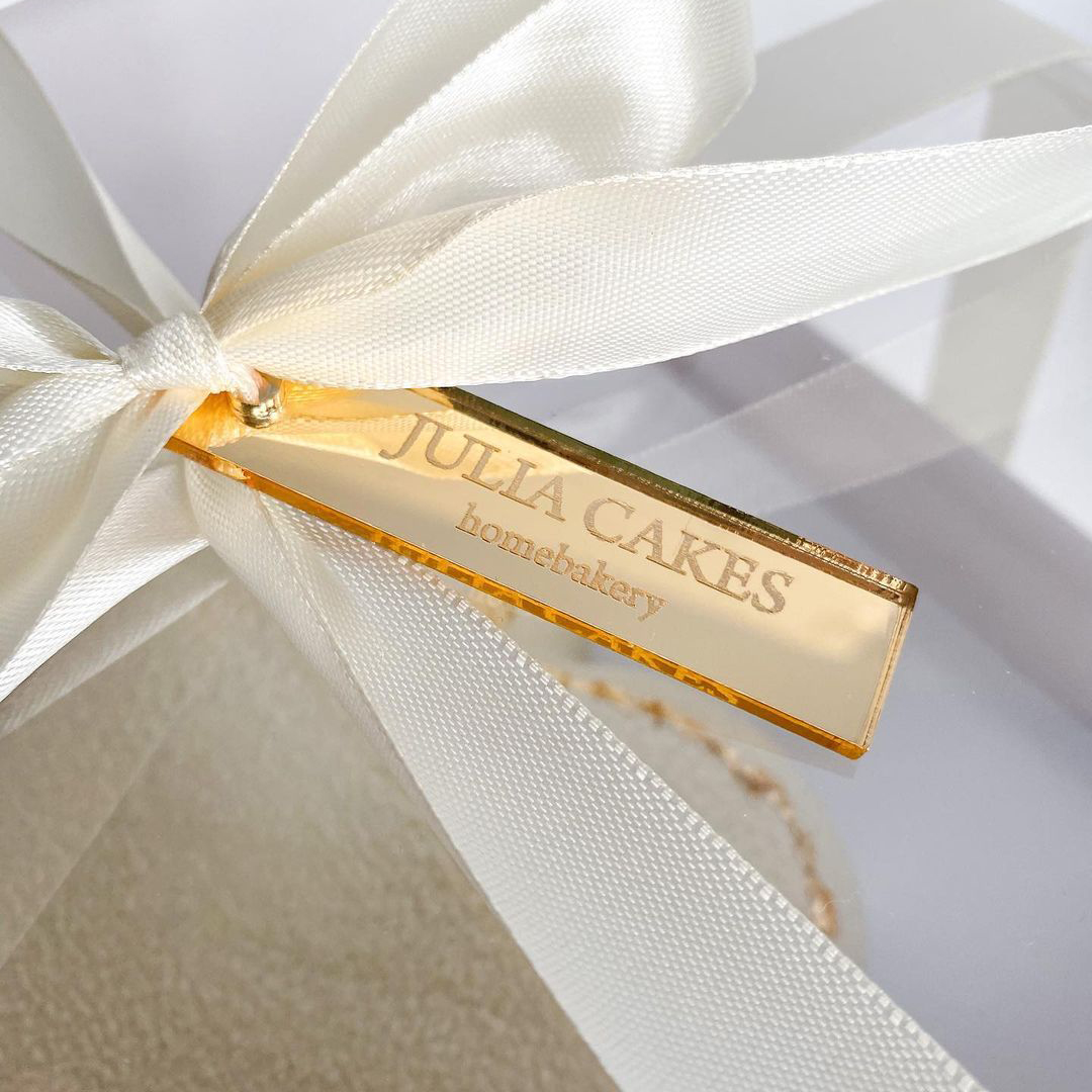 Baby Clothing Name - 30-delige gepersonaliseerde belettering naam gouden spiegel