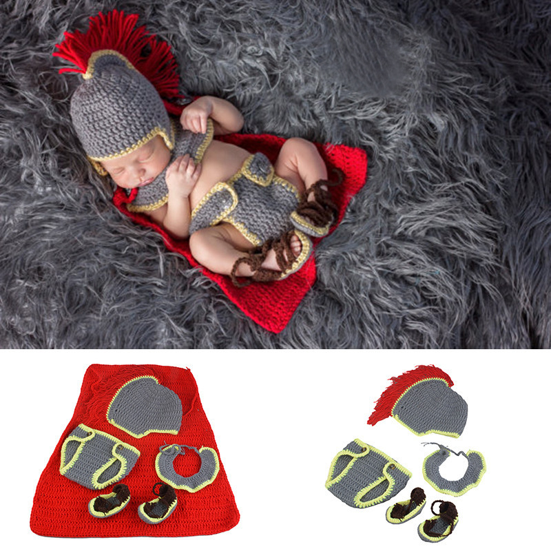 Baby Clothing Boy - Handgemaakte haak pasgeboren baby jongens fotografie