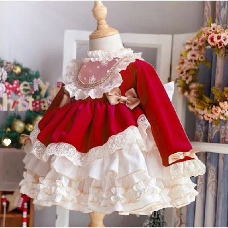 Baby Clothing Gifts - Meisje Baby Party Dress Nieuwe Spaanse