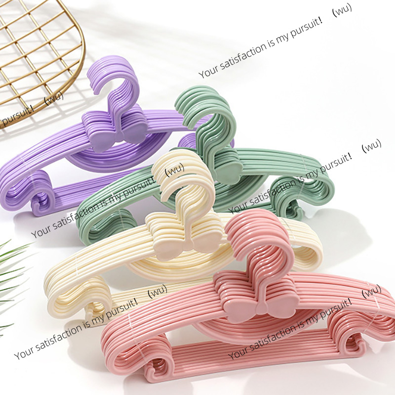 Baby Clothing Hangers - 10-delige kinderhangers, draagbare plastic displayhangers, winddichte