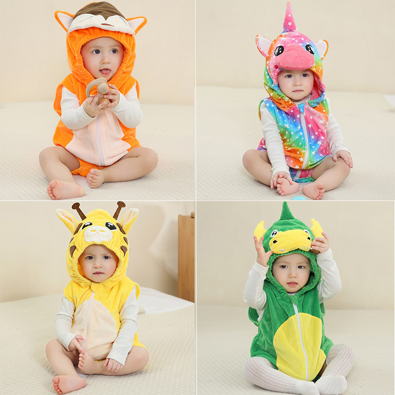 Baby Clothing Boy - MICHLEY Carnaval Baby Romper Romper Mouwloze