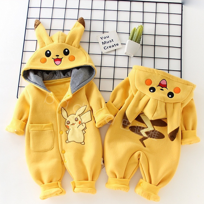 Baby Clothing Products - Cartoon Pocket Monsters Baby Pyjama Pasgeboren