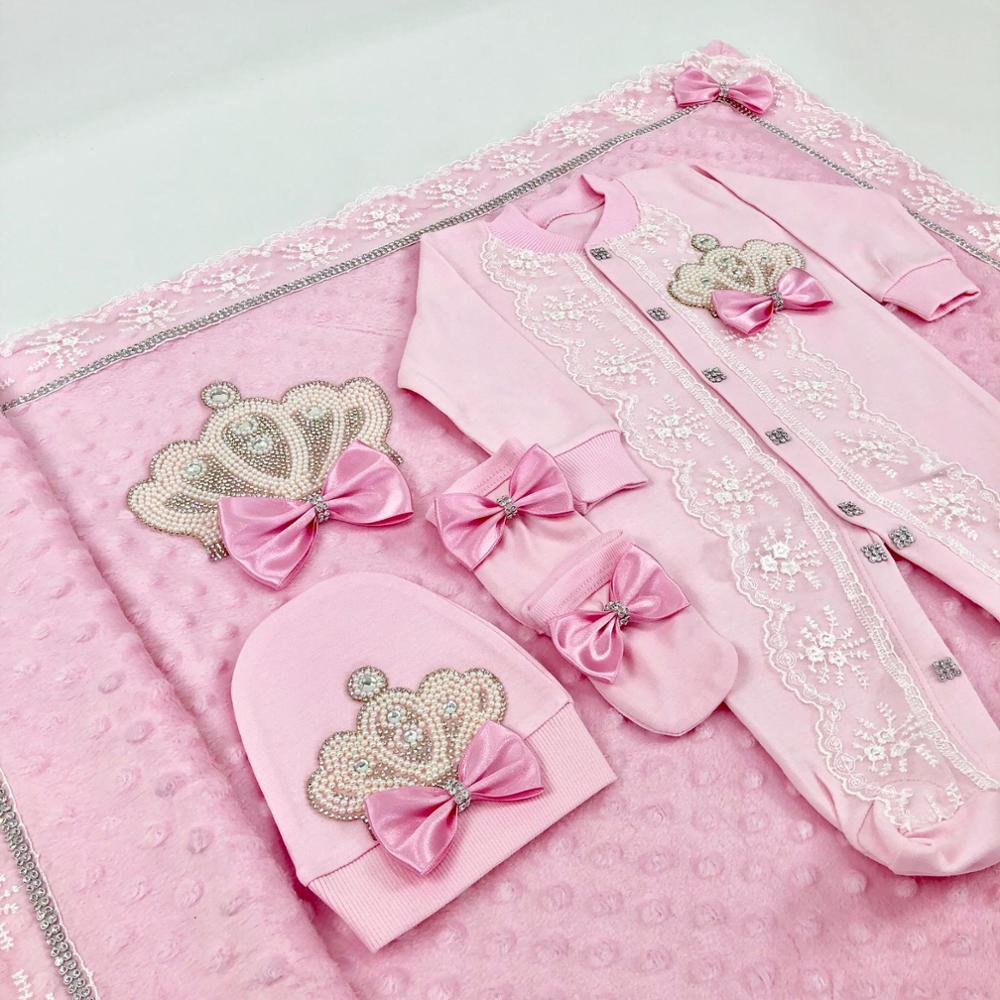 Baby Clothing Name - Dollbling pasgeboren baby-outfits 5 stuks katoenen