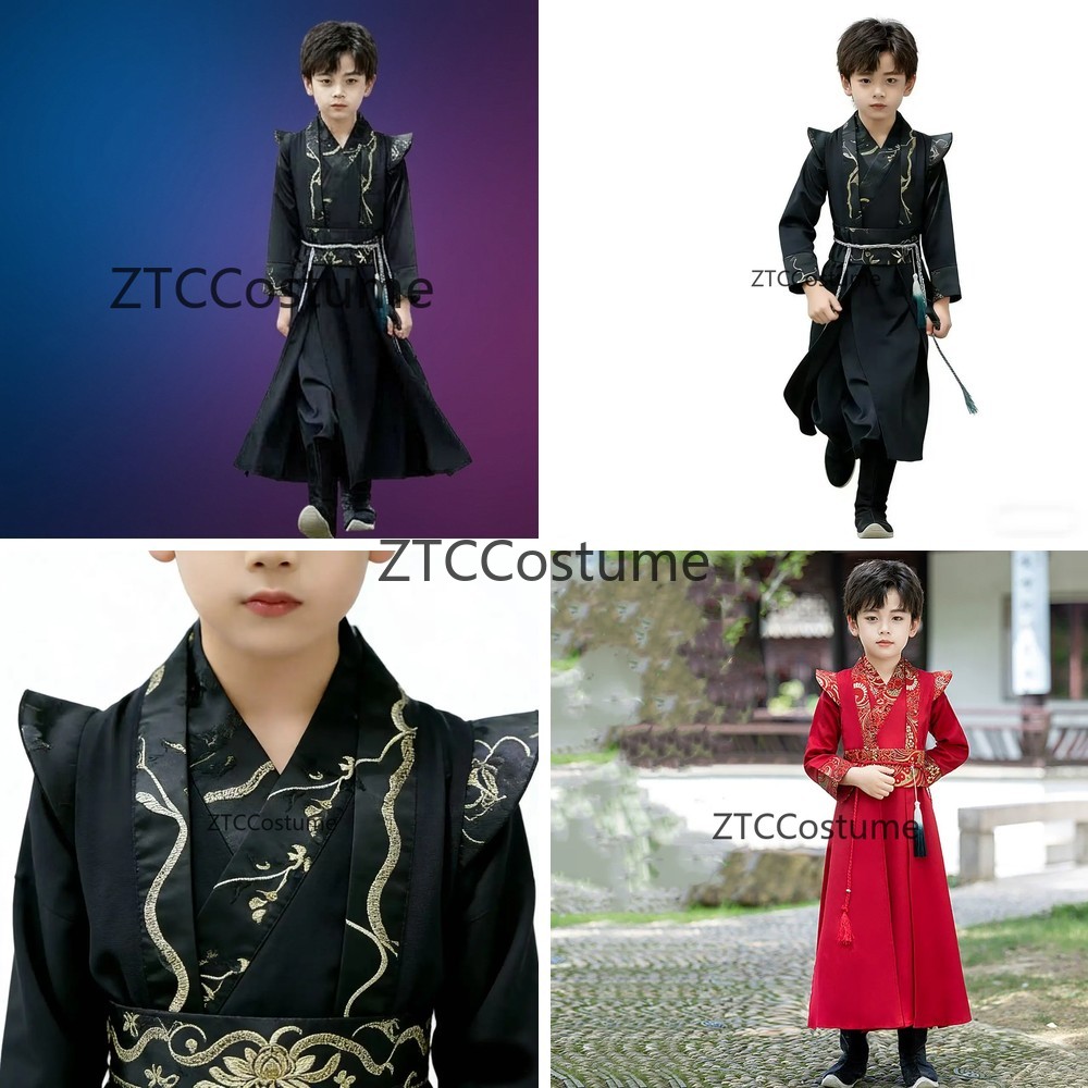 Baby Clothing Unit - Jongens Hanfu moderne jurk met lange