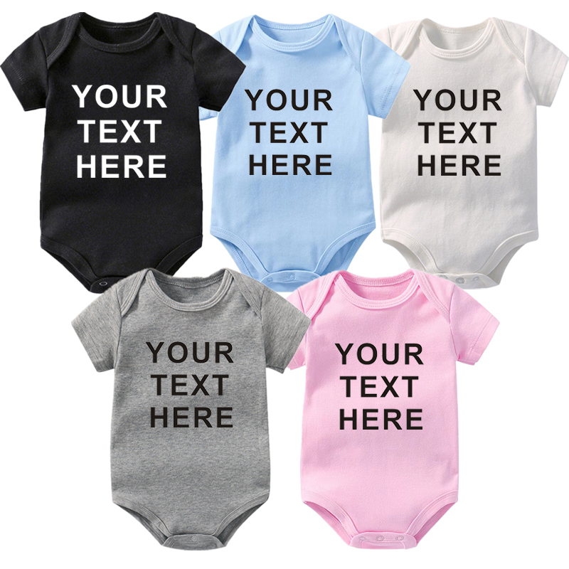 Baby Clothing Name - Gepersonaliseerde baby romper aangepaste foto naam