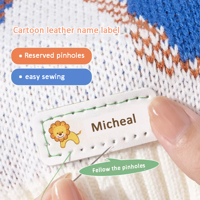 Op maat gemaakte lederen laser - Baby Clothing Name recensie en prijs