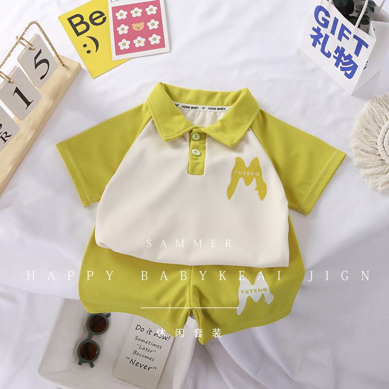 Zomer korte mouw 2 stuks set m - Baby Clothing Wholesale recensie en prijs