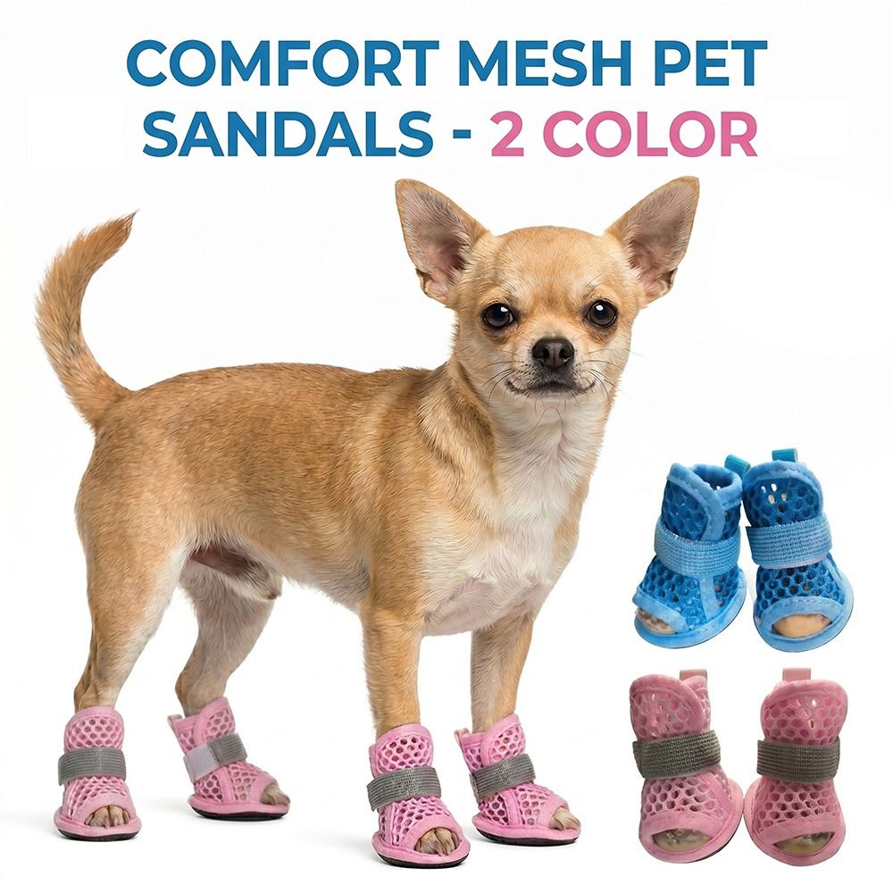 4 stuks draagbare mesh hondens - Soft Sole Booties recensie en prijs