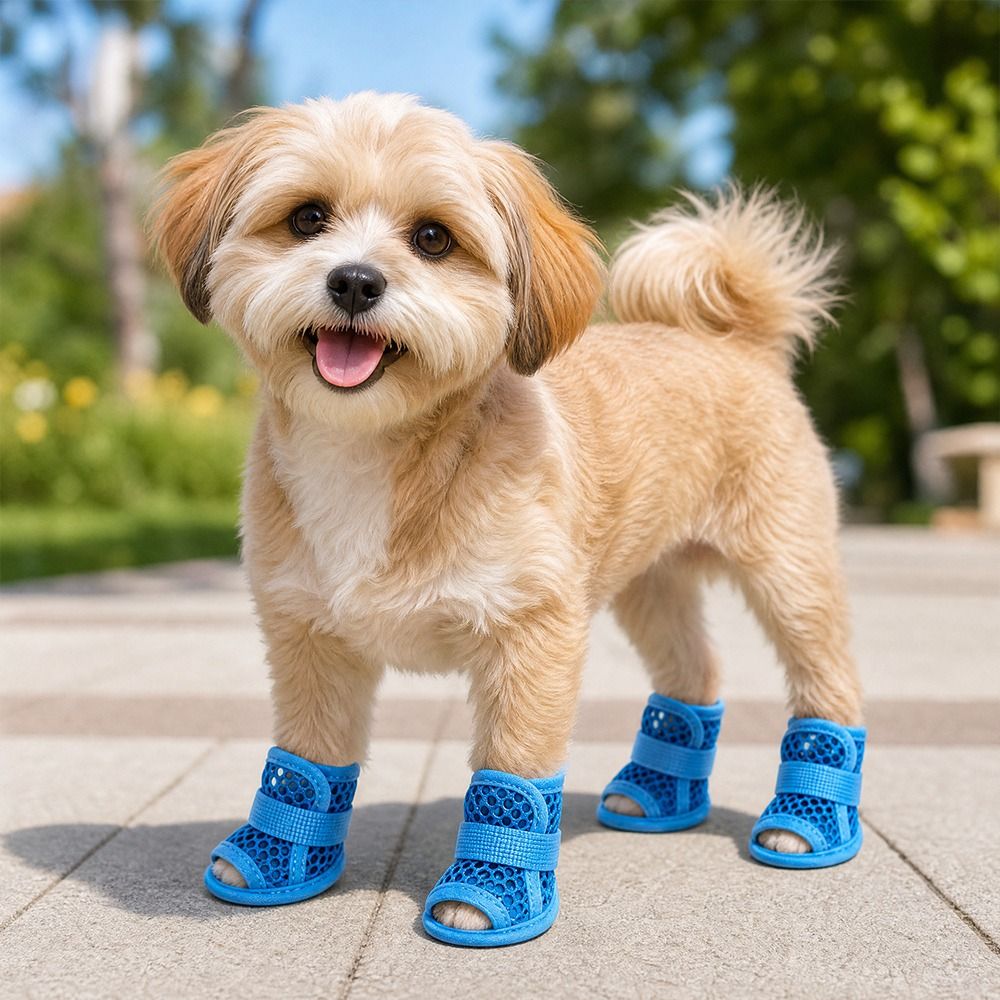 4 stuks draagbare mesh hondens - Soft Sole Booties recensie en prijs