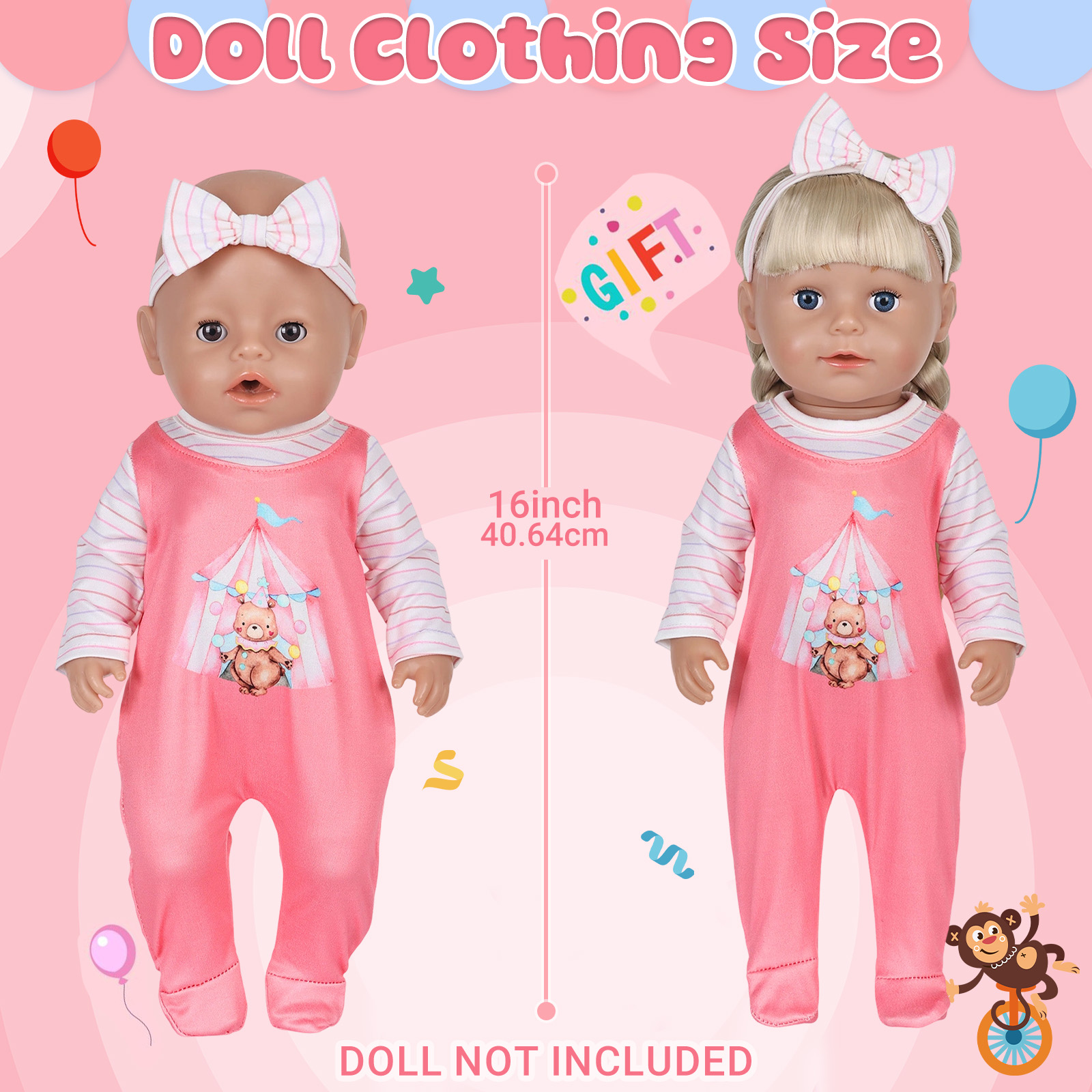 Poppenkleertjes voor 16-18 inc - Baby Clothing Gifts recensie en prijs