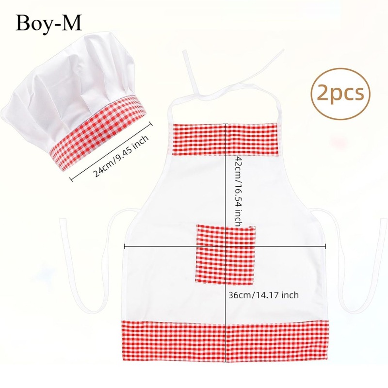Rode Gingham Baby Chef-kostuum - Baby Clothing Products recensie en prijs