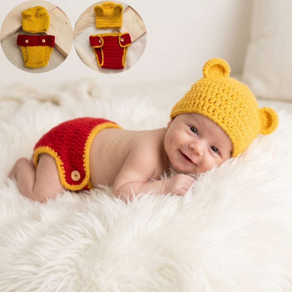 2 stuks pasgeboren gehaakt ber - Baby Clothing Products recensie en prijs