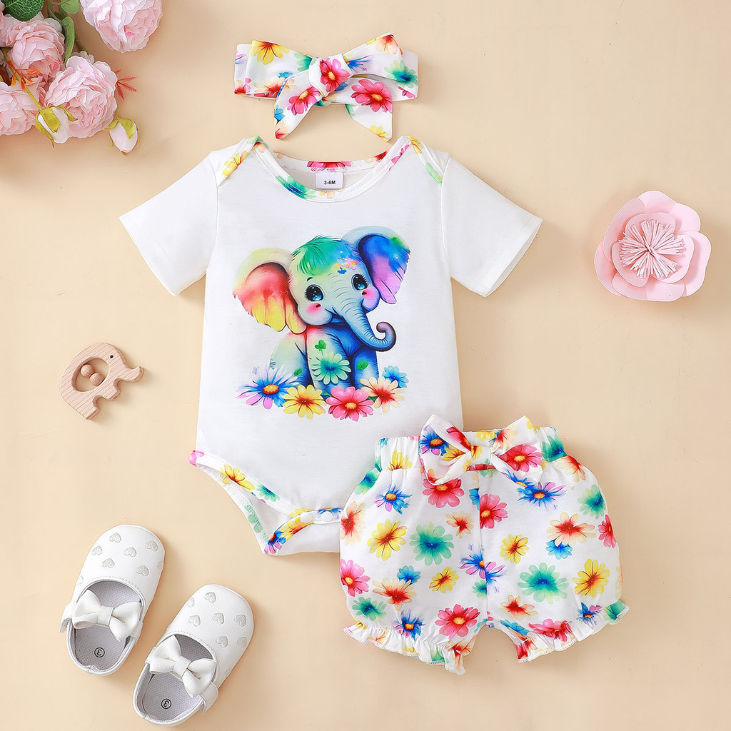 3PCS Kleidungsset für Neugebor - Baby Clothing Elephant recensie en prijs