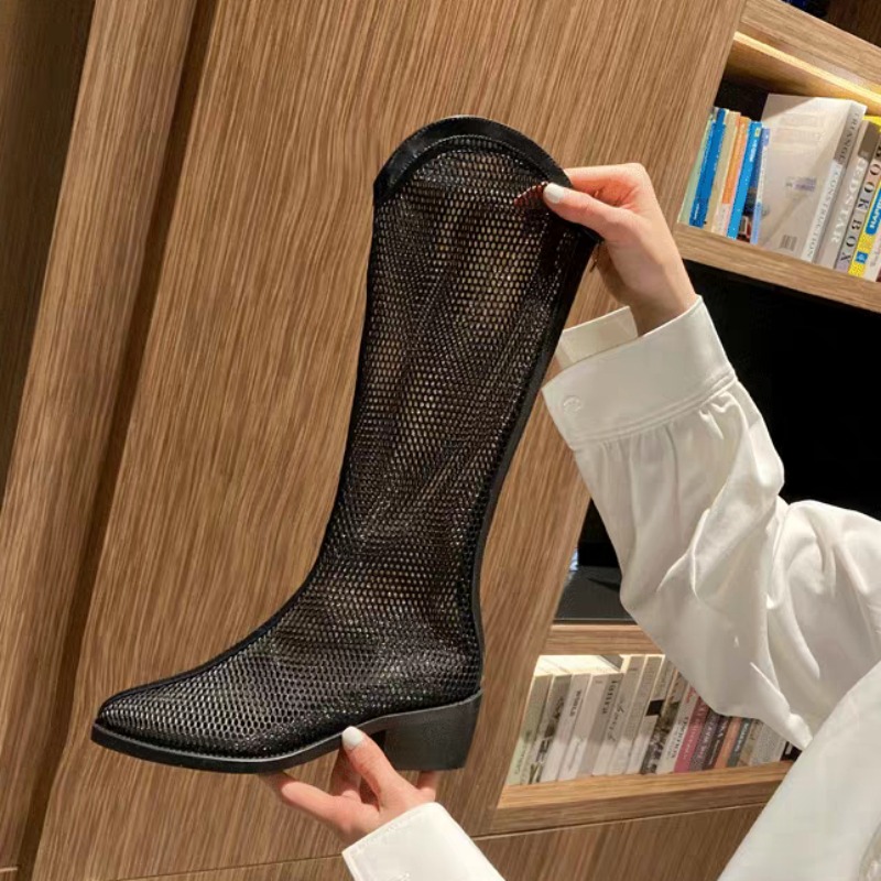 Mesh hoge laarzen zomer nieuw  - Soft Sole Booties recensie en prijs