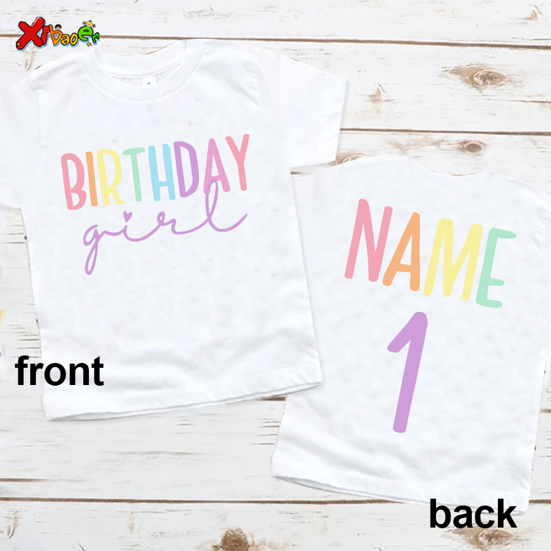 Verjaardag meisje T-shirt fees - Baby Clothing Name recensie en prijs