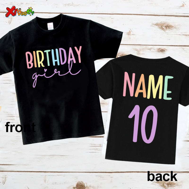 Verjaardag meisje T-shirt fees - Baby Clothing Name recensie en prijs