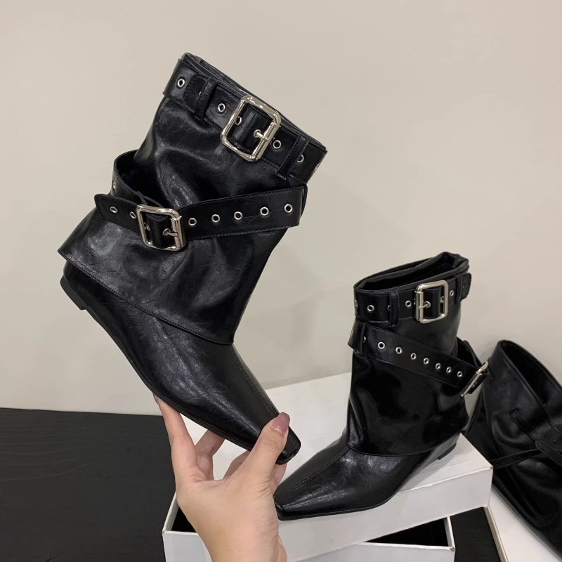 Riem Gesp Mouw Lage Hak Laarze - Soft Sole Booties recensie en prijs